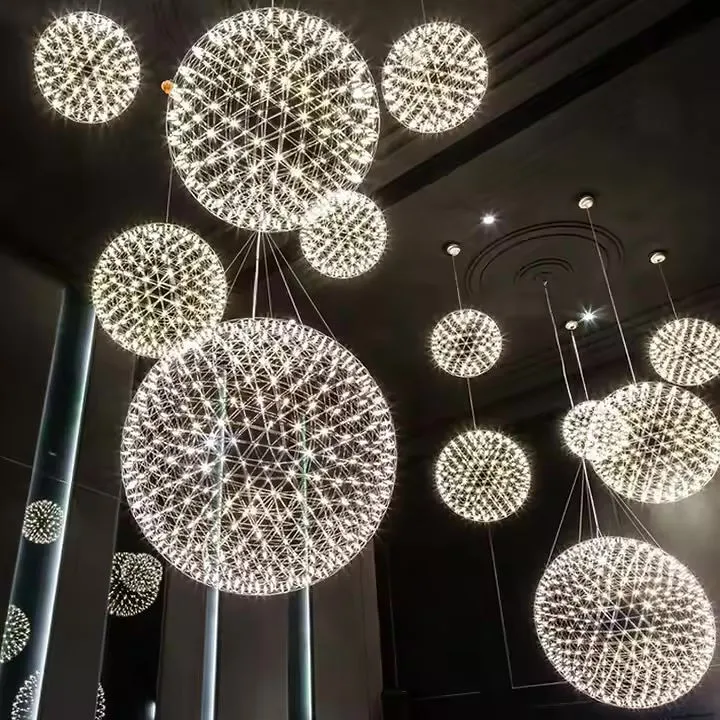 [BALLCHANDELIERCUSTOMMADE80CM] BALL CHANDELIER CUSTOM MADE 80CM