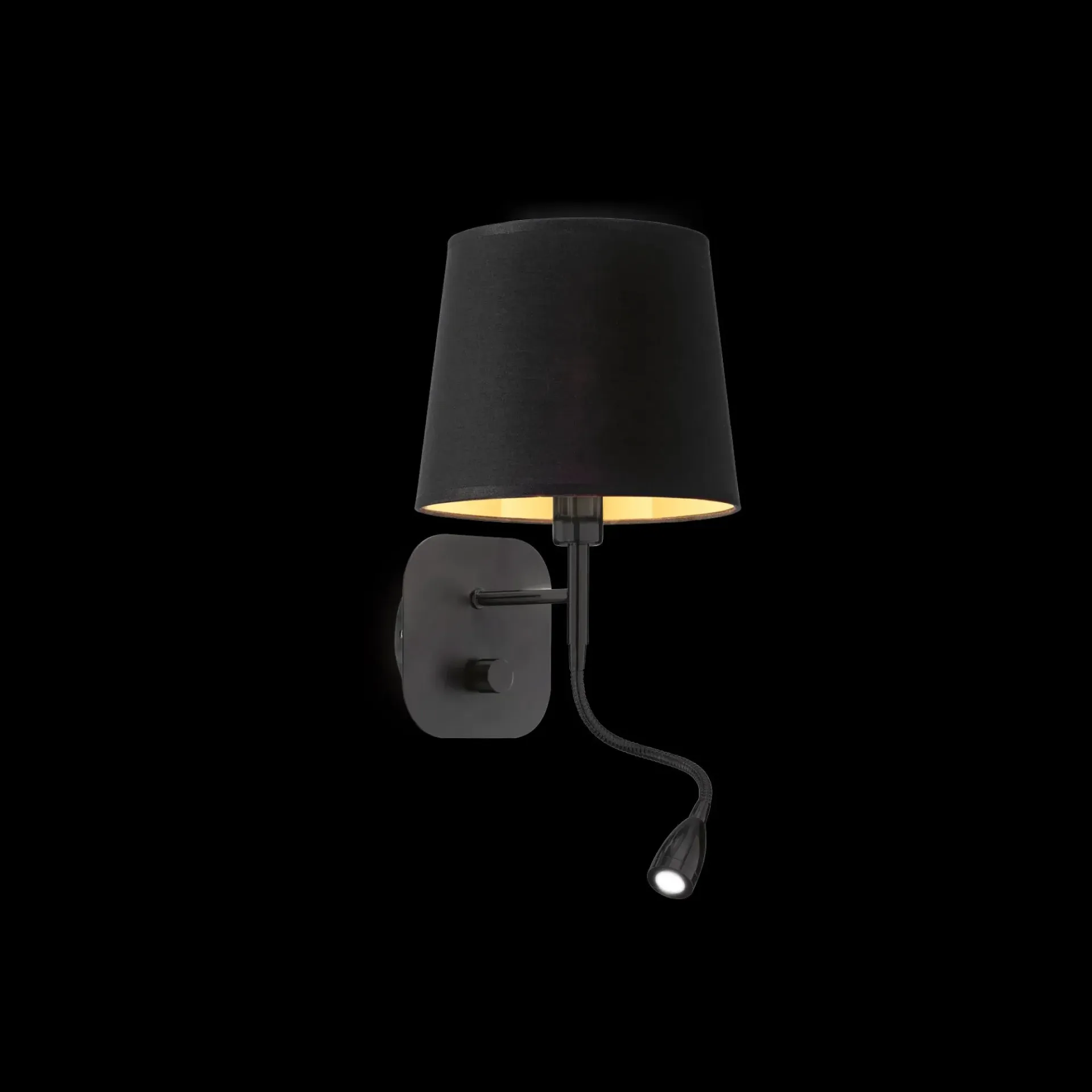 [NORDIKAP2BLACK-15824WALLLAMP] NORDIK AP2 BLACK 15824 WALL LAMP
