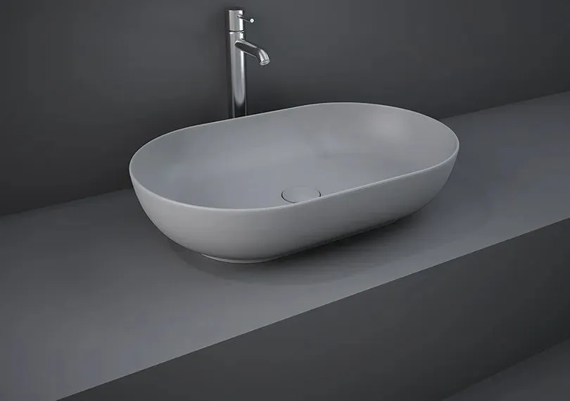 [WBFEELINGOVERCOUNTEROVALMATTGREY] WB FEELING OVER COUNTER OVAL MATT GREY