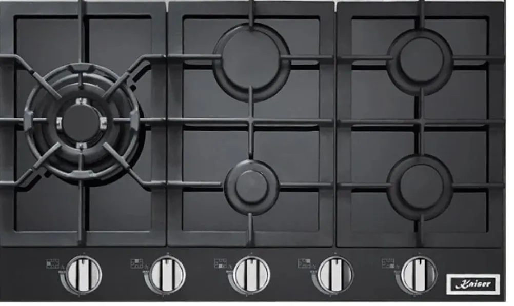 [KAISERBUILTINGASHOB90CMKG9357TURBO90CM] KAISER BUILT-IN GAS HOB 90CM KG9357 TURBO