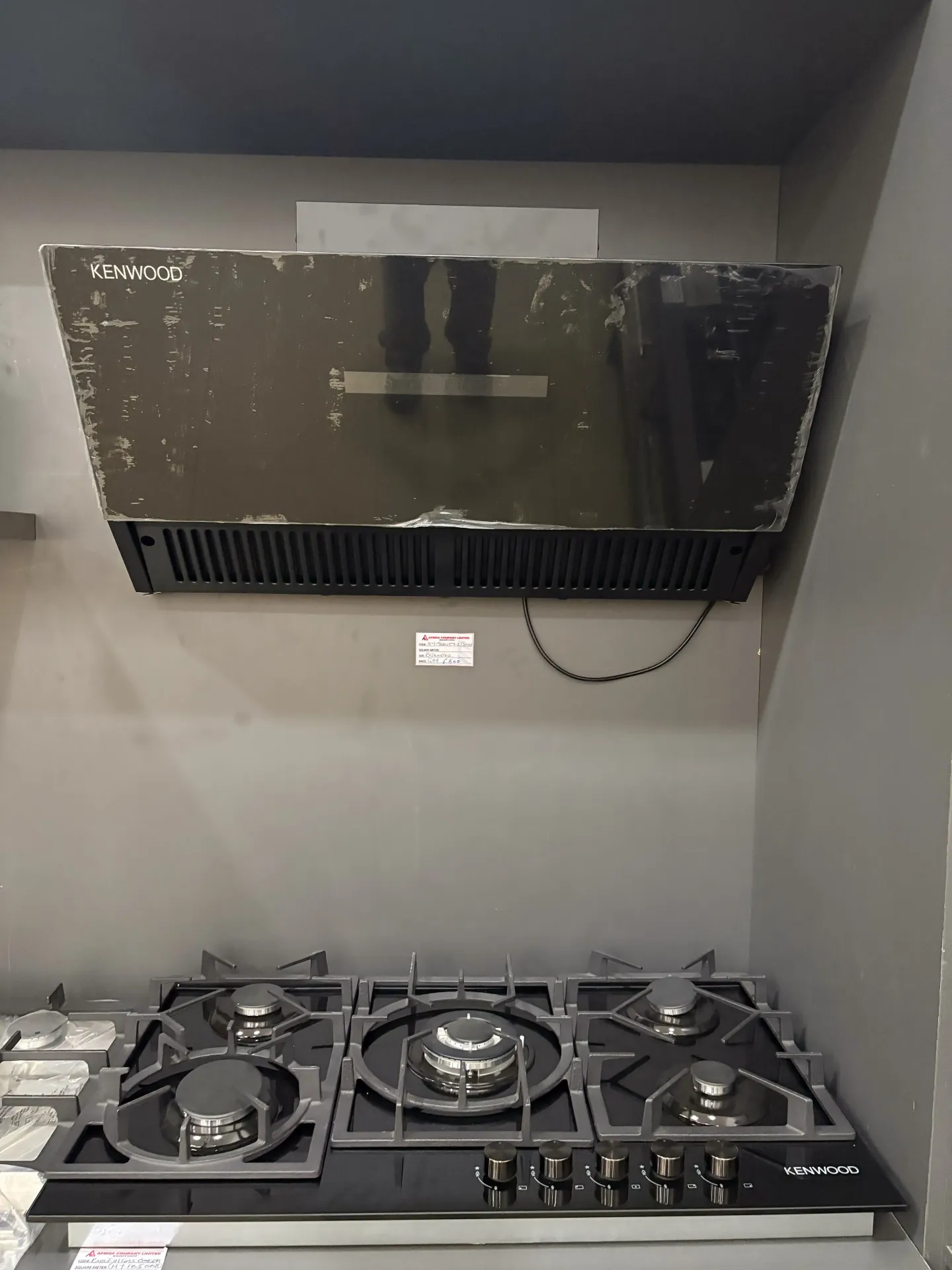 [KENWOODEXTRACTOR90CM&BUILTINGASCOOKER] KENWOOD EXTRACTOR 90CM & BUILT-IN GAS COOKER